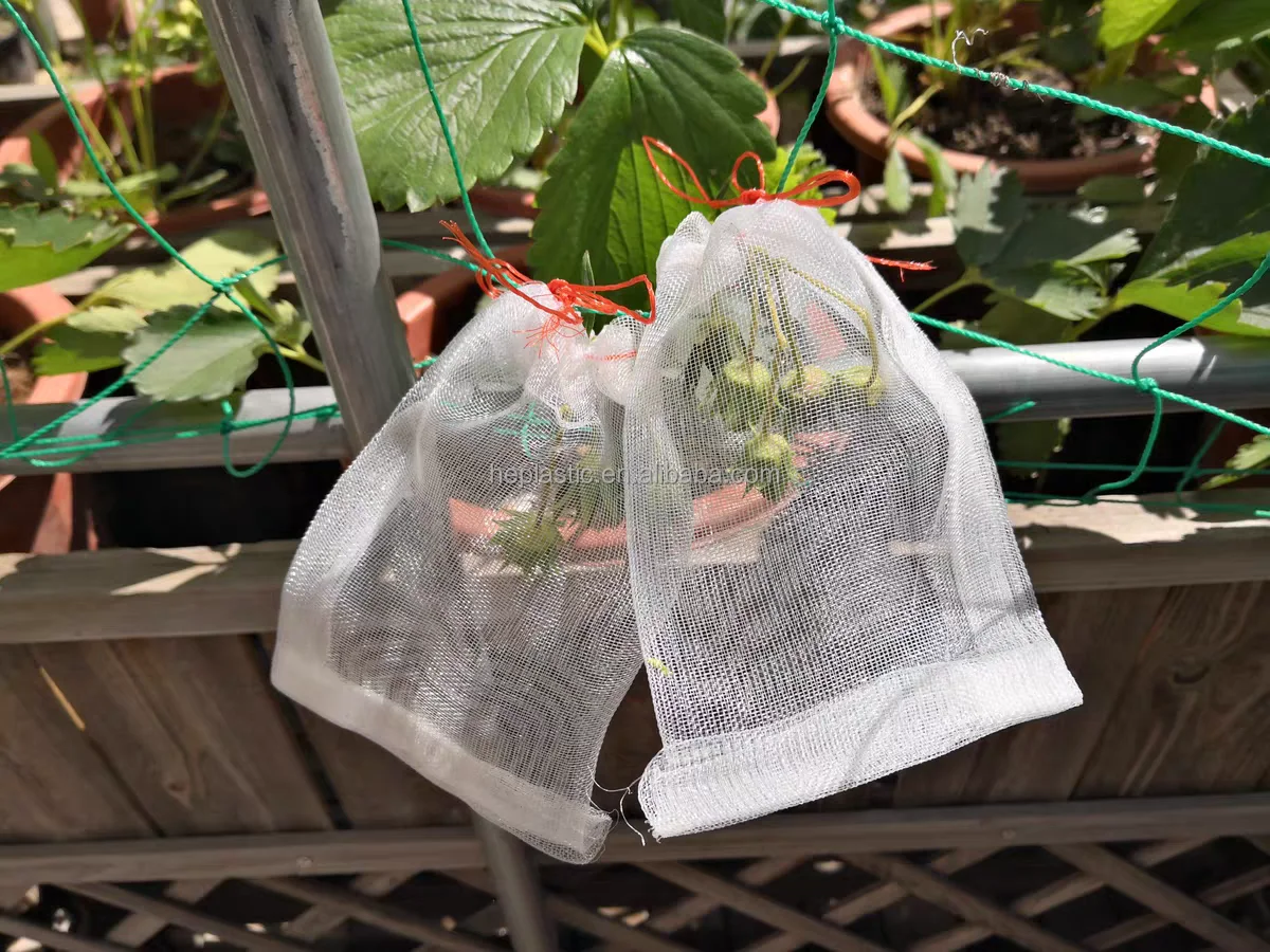 30*20cm  Fruit Vegetable Grapes Protection Mesh Bag fruit Protective Bag Grape Netting Bags