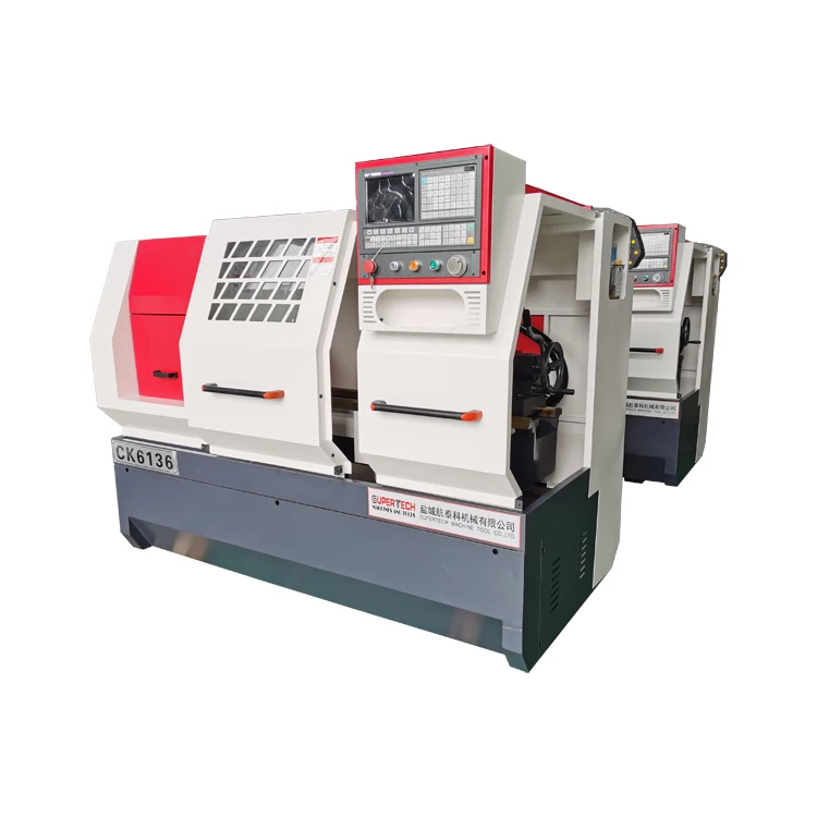 Supertech CK6136 Mini Metal Spinning Lathe Cone flow forming wheels CNC Metal Spinning Machine