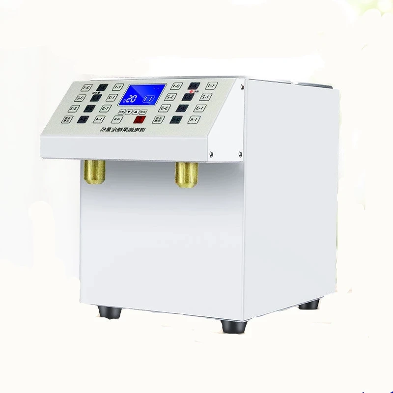 New product syrup and berry syrup drink milk tea shop quantitative dispenser double cylinder fructose disspencer machine