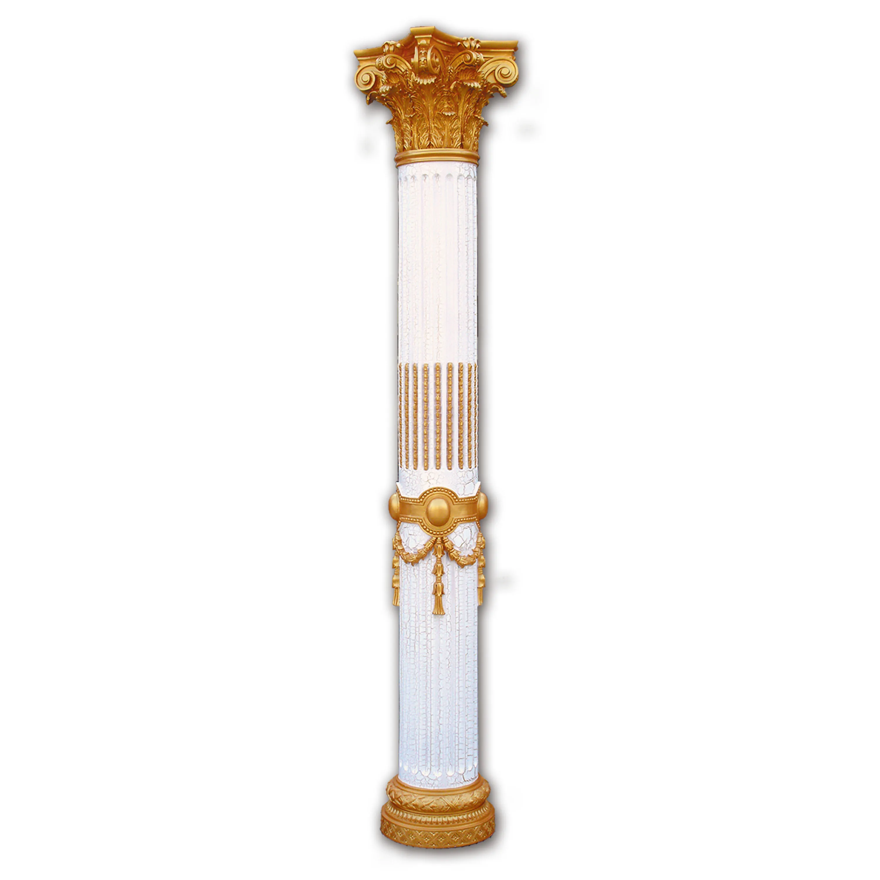 Decorative artificial marble roman pillar column for palace