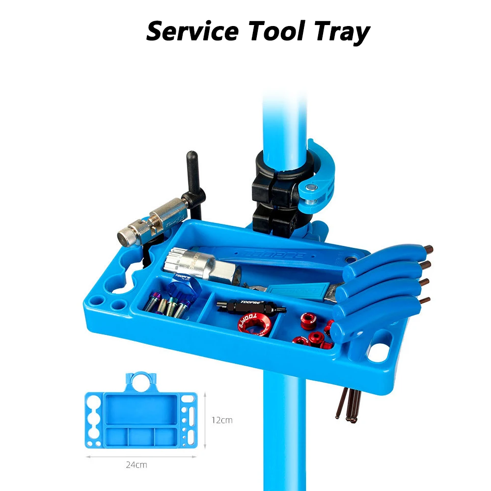 Adjustable TOOPRE Bicycle Repair Stand Foldable MTB Road Bicycle Maintenance Rack With Tools