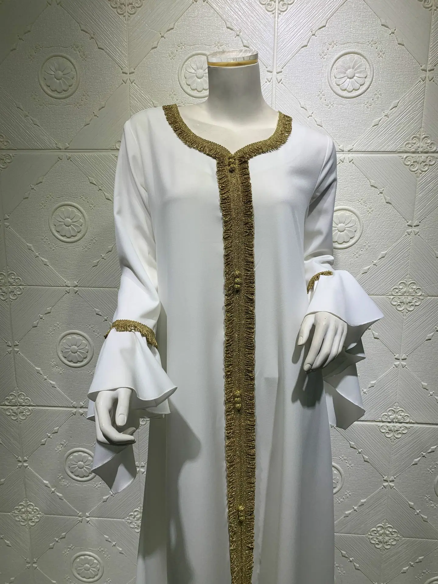 kaftan pakistani modest thobe muslim dress women Middle East kurti abaya dubai Africa India & Pakistan Islamic Clothing 8