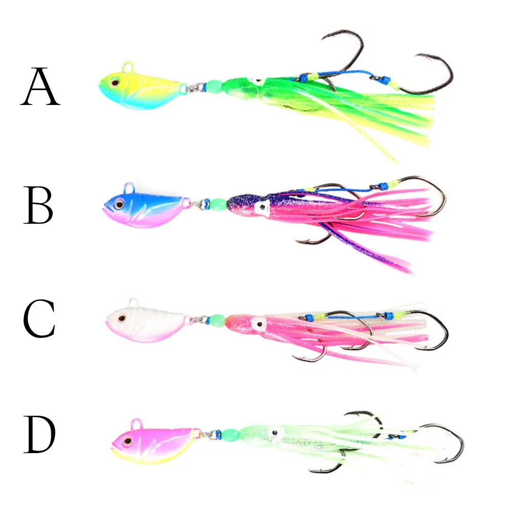 High quality customized colors tungsten sinker fishing ball Jigs head 280g with silicon octopus skirt fishing lures