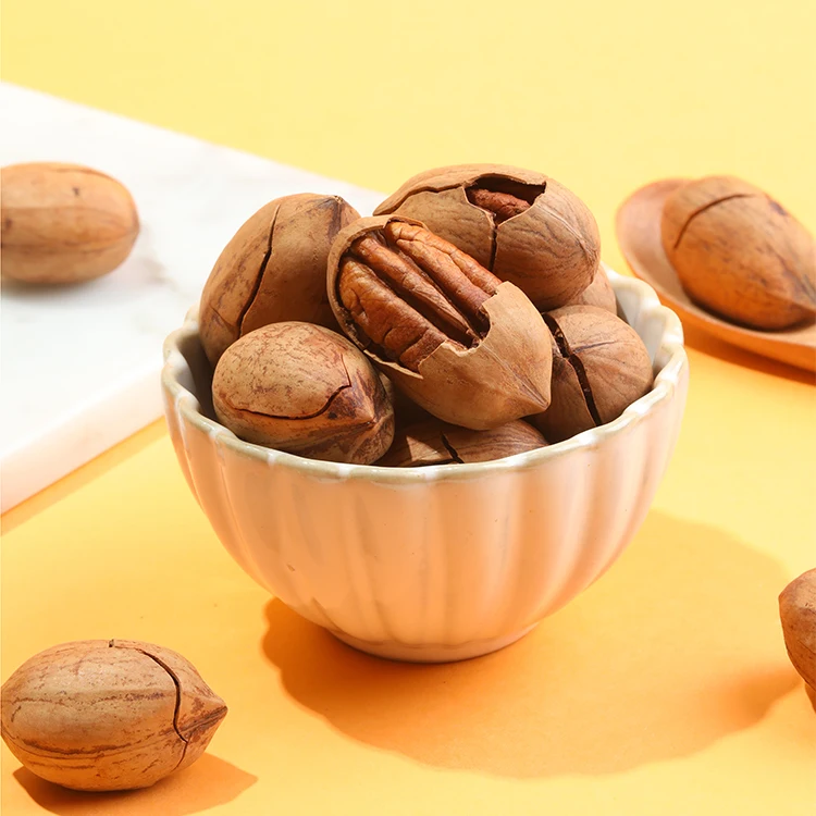 Original Roasted raw fresh pecans hot Office Nuts snacks top grade pecan kernel bulk pecans for sale