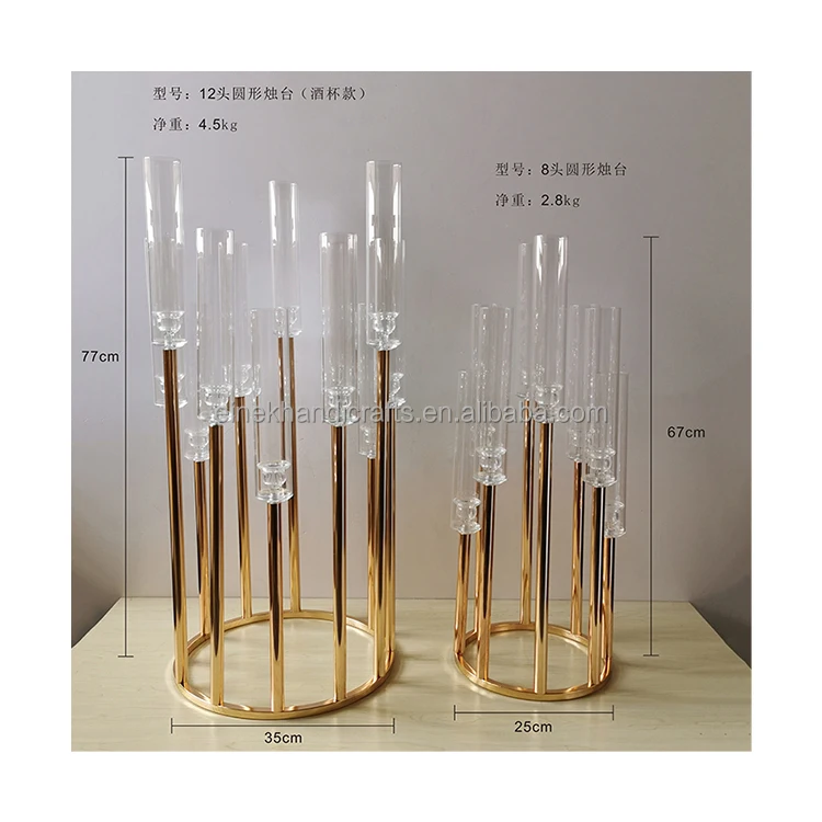 Home Decoration candle holder luxury candles vessels Candle Holders for wedding decoration