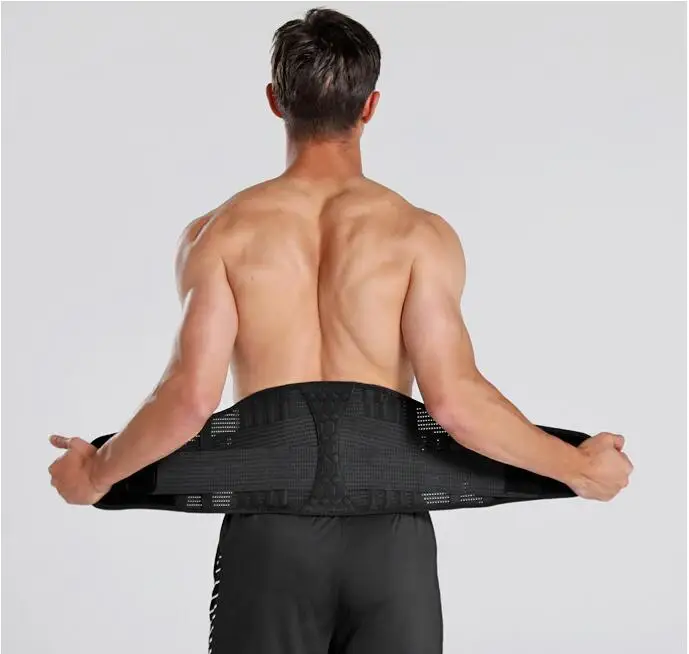 Air Mesh Anti-skid Lumbar Support Lower Back Pain Relief Back Support Belt Adjustable Back Brace For Sciatica Scoliosis