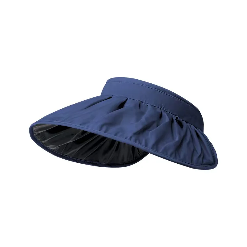 Летняя шапка с пустым верхом из трикотажной хлопковой нити, дышащая Солнцезащитная шляпа с УФ-защитой