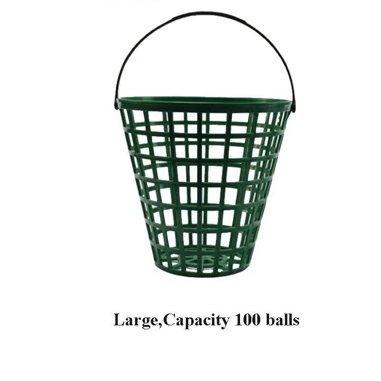 Deluxe 50,75,100 Balls Capacity Plastic Driving Range Golf Ball Baskets