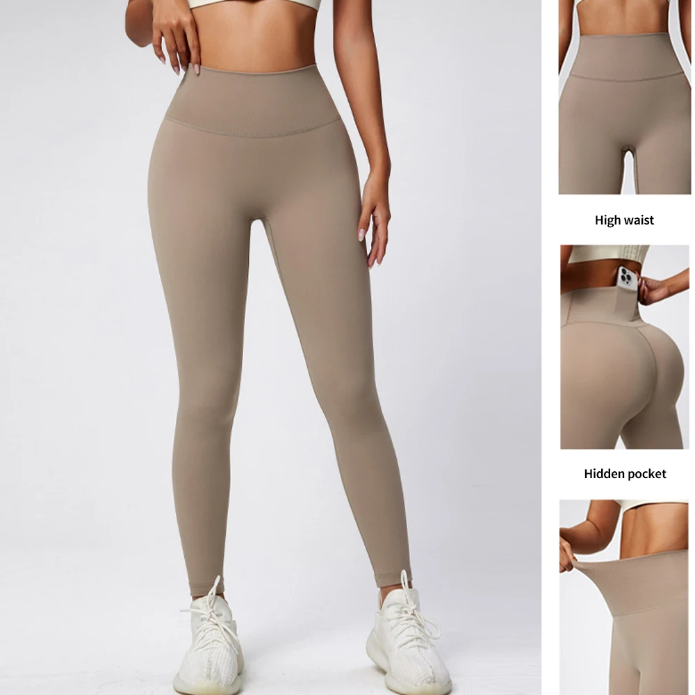 Custom Fitness Yoga Pants Workout Tights Fitness Four-Way Stretch Yoga Leggings Tight Scrunch Butt Lift Yoga Leggings