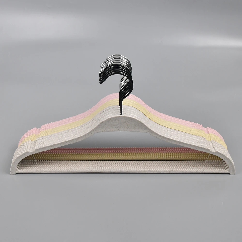 Biodegradable Cheap Price Wheat Straw Hanger Recycle Plastic Clothes Hanger