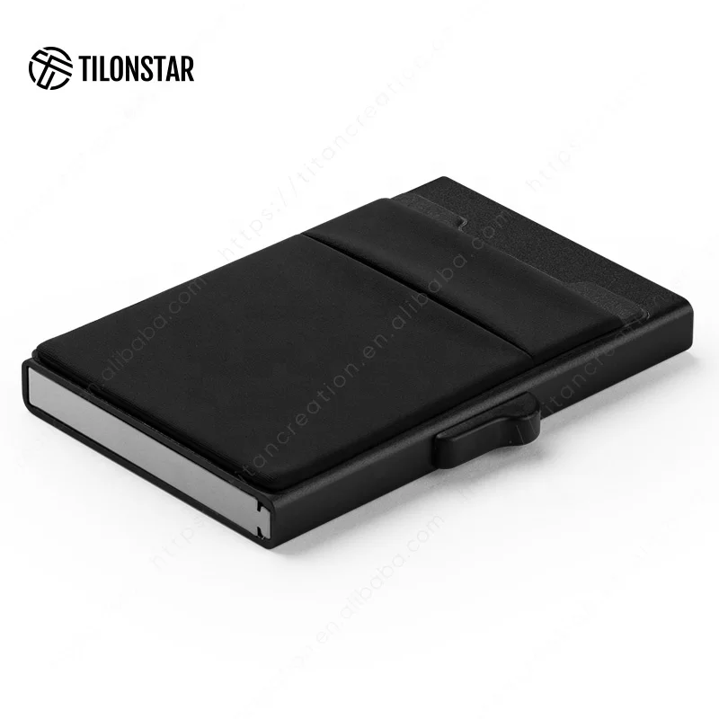 Factory Direct Selling Slim Rfid Wallet Credit Card Holder Business Card Holder Case Aluminum Wallet