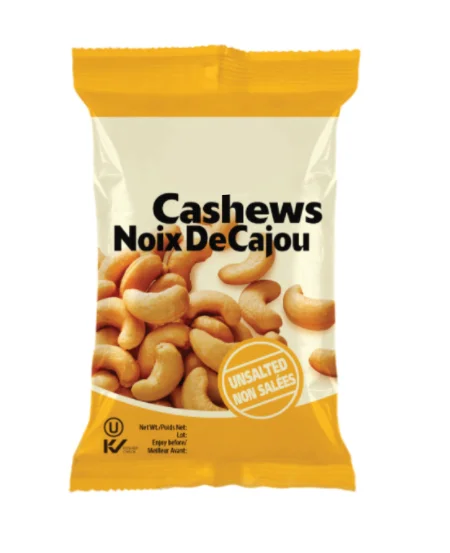 Unsalted - Hot Selling 2021 Healthy Snacks Nuts and Dried Cashew Nuts Unsalted