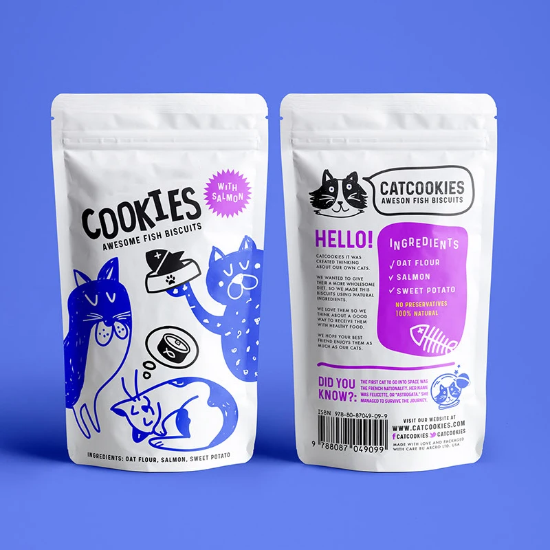 PE Stand up Pouch Packaging Bag Dog Pack Reusable Zipper Pouch Slimming Pet Food Bag Eco Friendly Custom Digital Printed Plastic