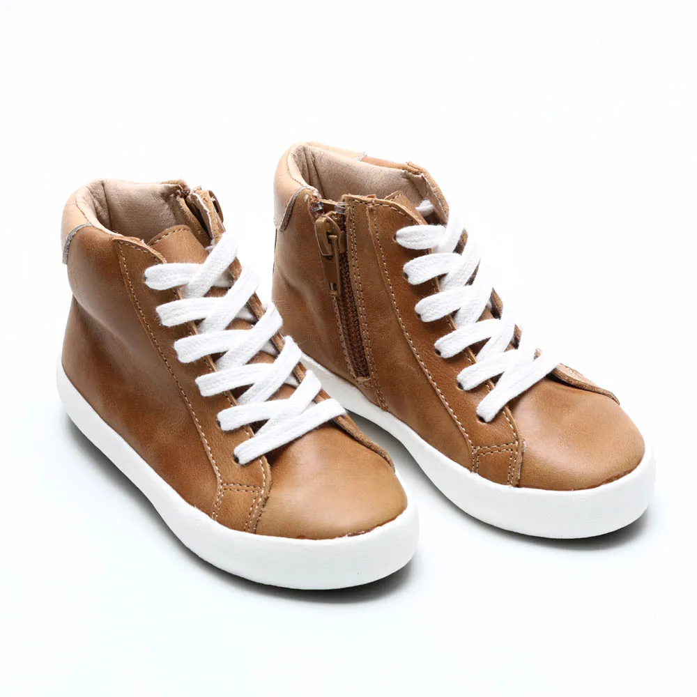 Handmade Shoes Lovely Hard Soles Skiproof Wholesale Leather Durable Kids Boots