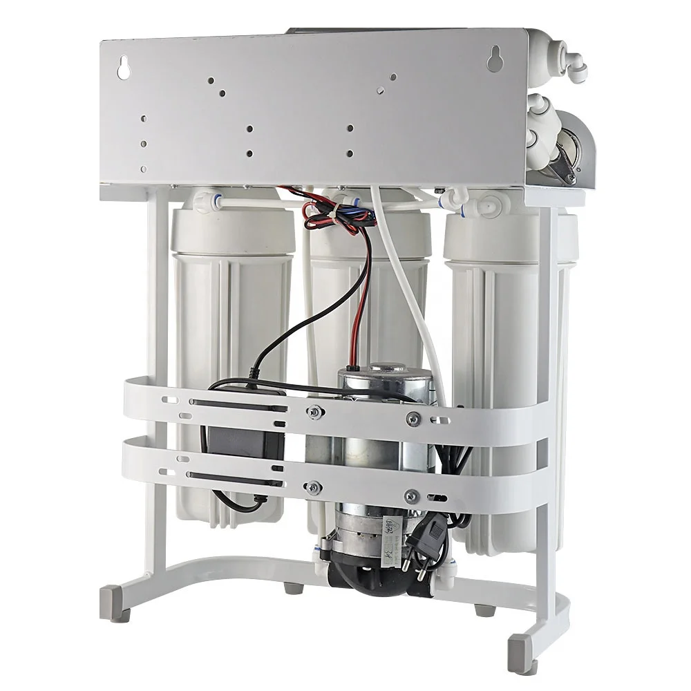 OEM Metal Stand 75GPD RO System Water Purifier with Pressure Tank RO Membrane Filter Professional Manufacturer