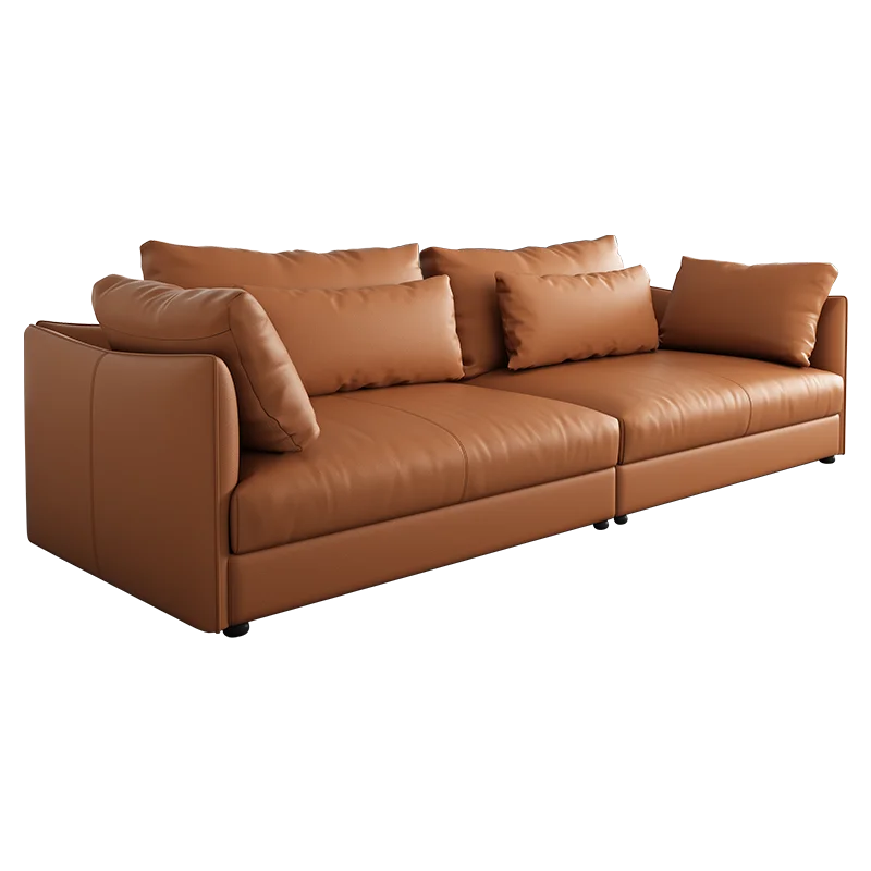 Modern modular sofa European style home living room furniture 3 seater leather sofa made in China