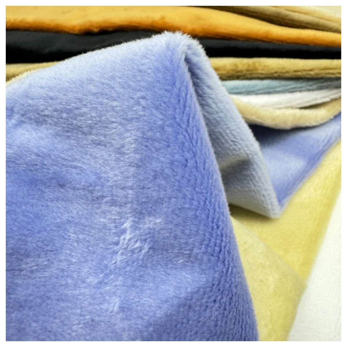 Plush  Fabric 100% Polyester Crystal Super Soft Velvet for Plush Toys, Pillow, Blankets