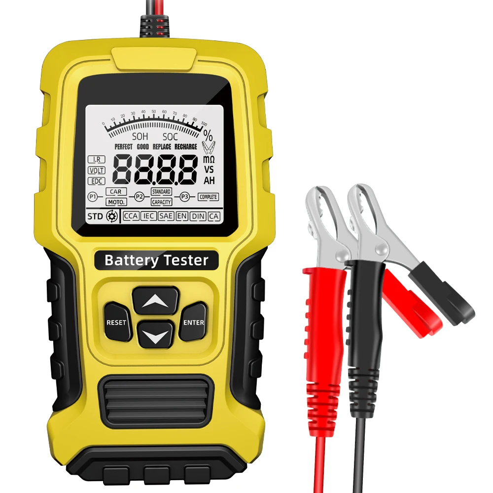 Trending products 2024 new arrivals Digital 2000CCA Load Tester 12V24V Automotive Motorcycle Digital Car Battery Analyzer Tester