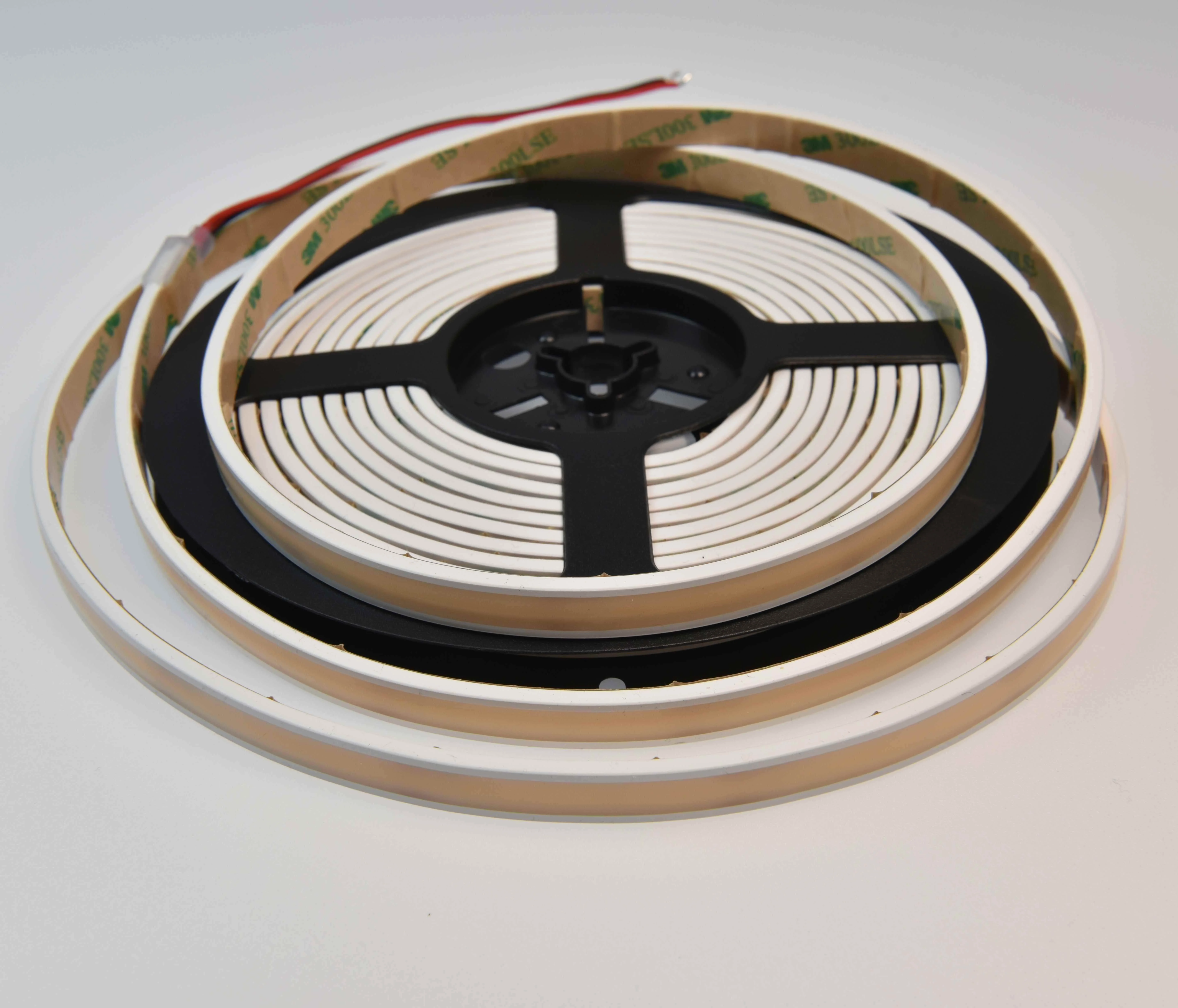 
12/24V 9W Ra90 IP67 8mm 480LEDS Ultrathin COB Neon Strip 