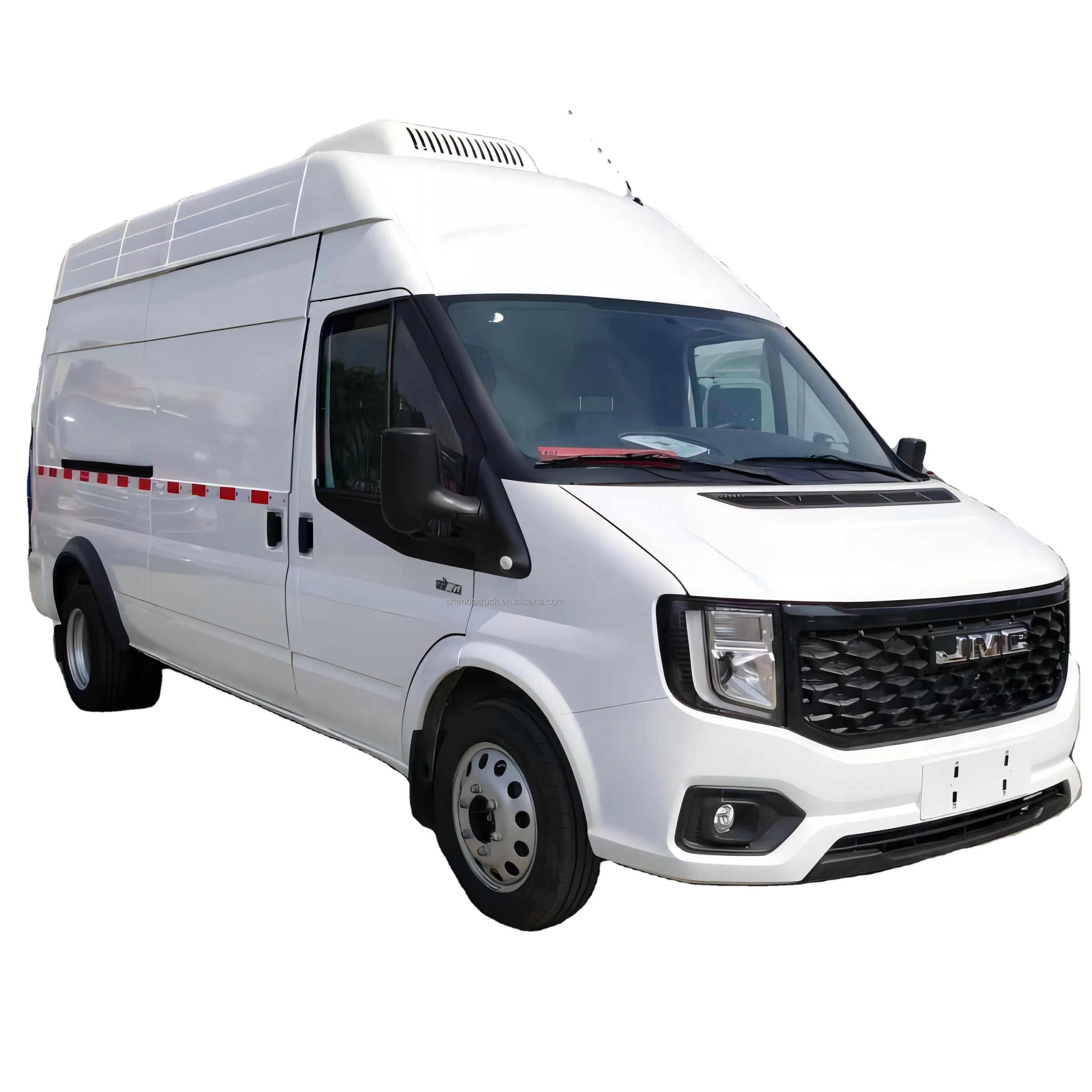 Mini JMC 4x2 4-6CBM Ice Cream Fresh Milk Transport Mini Van Diesel Refrigerator Trucks Factory Price for sale