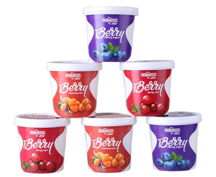 
6oz Custom logo printed ice cream paper cup 