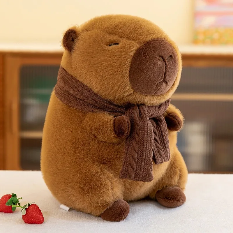Factory Custom Cute Capybara Plushies Stuffed Plush Toy Birthday Xmas Gift for Kids