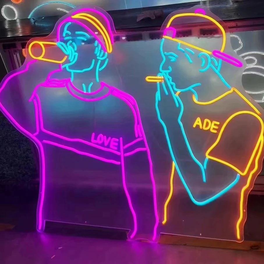 High Quality Professional Drop Shipping Custom Acrylic Led Garden Bar Decoration Neon Sign