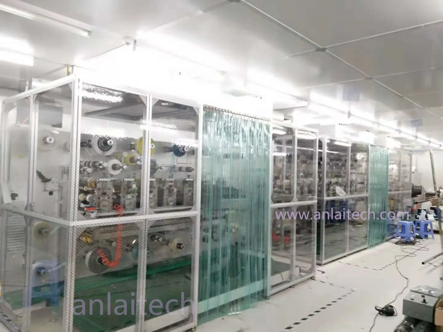 Modular PVC Vinyl Soft Wall Cleanroom Enclosure Cabin Portable Prefabricated Clean Booth Clean Room