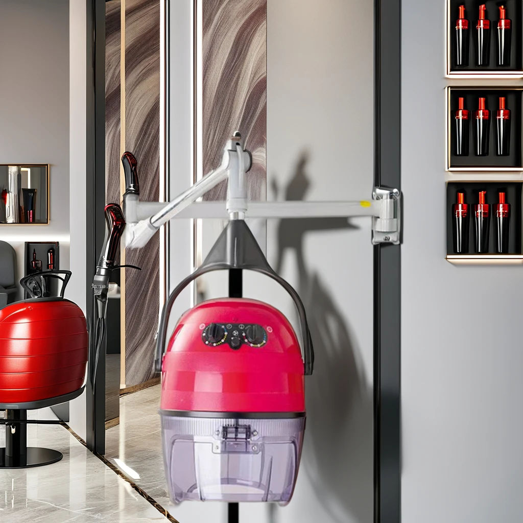 Hair Saloon Equipment Professional Hair Dryer Wall Mounted Hair Salon Hood Dryer
