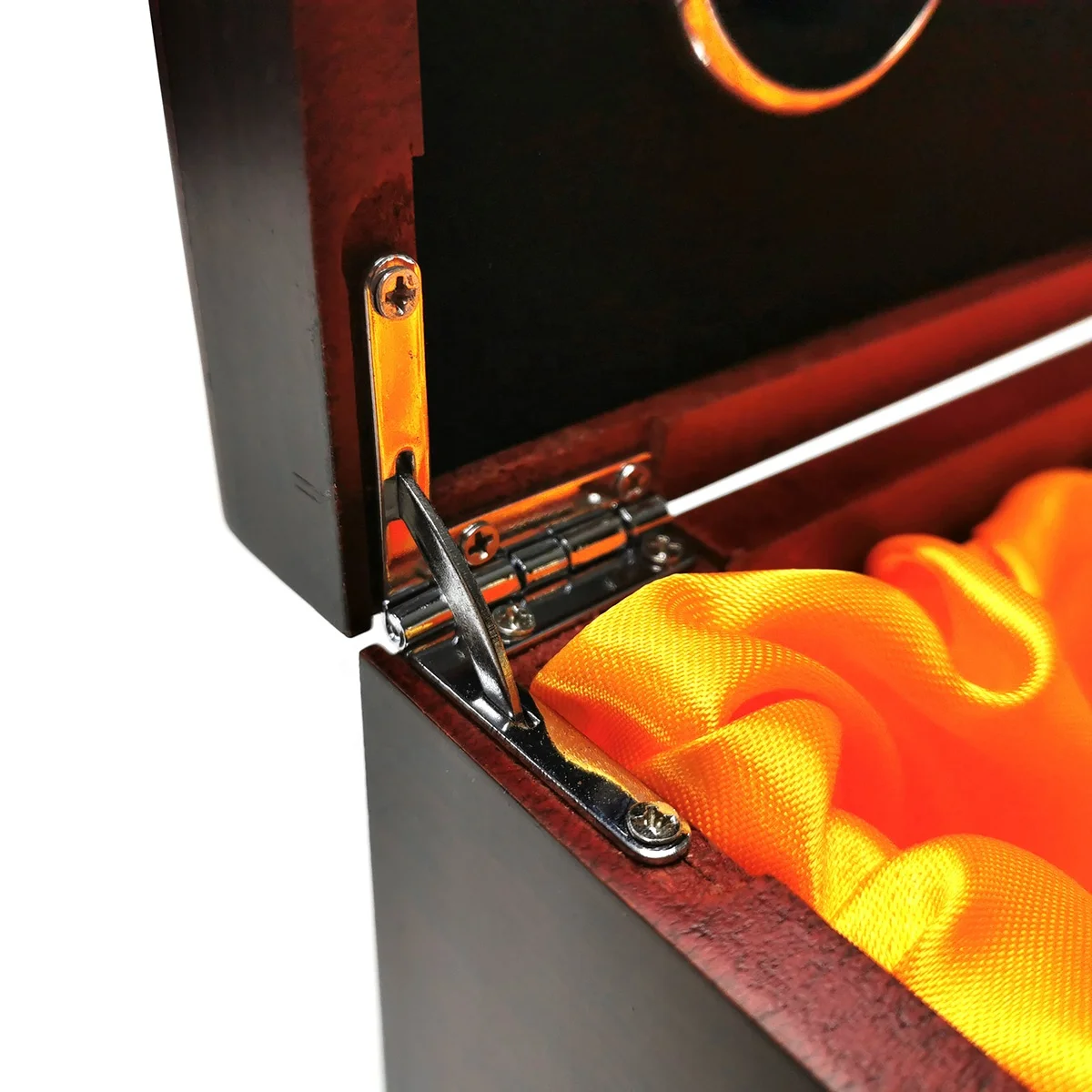 Custom red wooden satin inlay wine bottles packing boxes