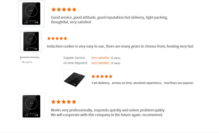 wholesale electrical home use touch control stove electric plate induction cooker