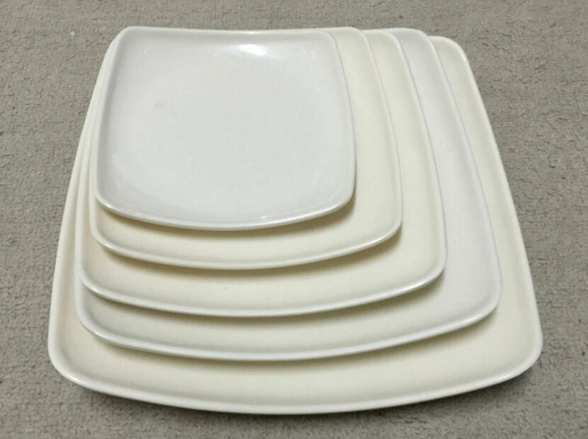 
Trade assurance ceramics black plastic dinner plates 
