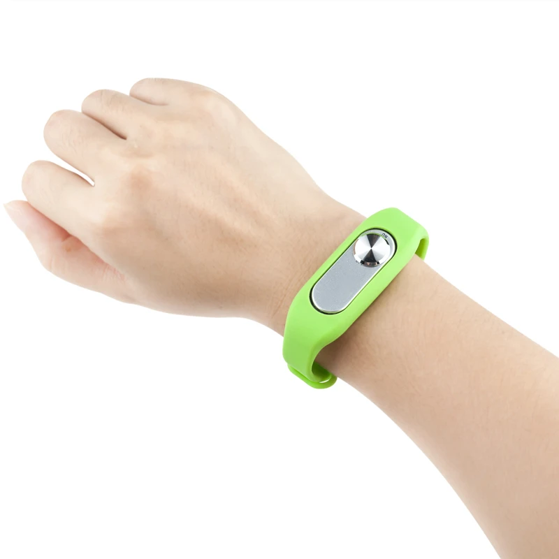 WR-06 Wearable Wristband Bracelet 4GB/8GB/16GB/ 70H Digital Voice Recorder Wrist Band WAV Recording Format