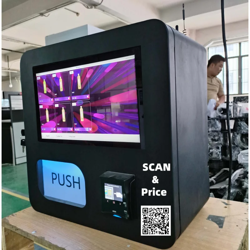 Adjustable Mini Tabletop Vending Machine with Digital Touch Screen for Small Items