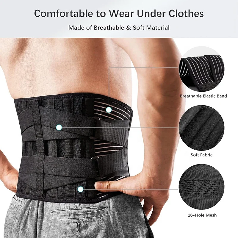New Upgraded Durable Elastic Lumbar Support Waist Support Belt For Men Women