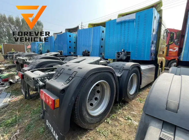 SINOTRUCK SITRAK 6x4 Подержанный трактор грузовик Cummins/Ewechai механическая коробка передач левая пневматическая подвеска Euro 2 Дизель CNG опции