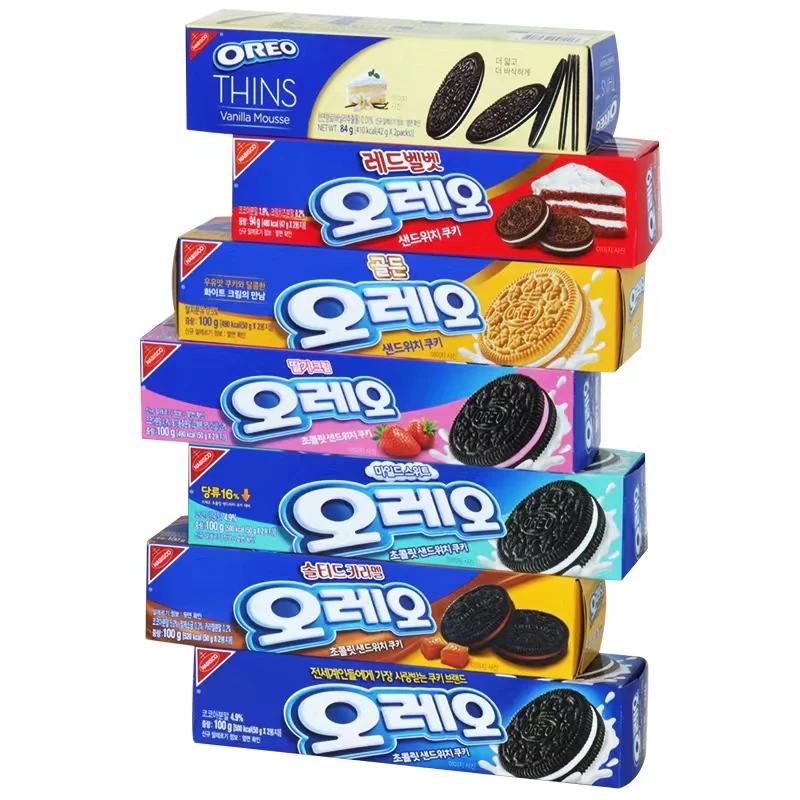 Корейская Повседневная закуска Oreo с мятным вкусом 80 г