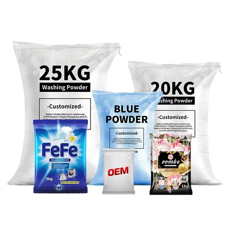 15kg FEFE brand  Popular Factory Brand Washing Powder Hand Wash High Quality Washing Powder Supplier Factory Price