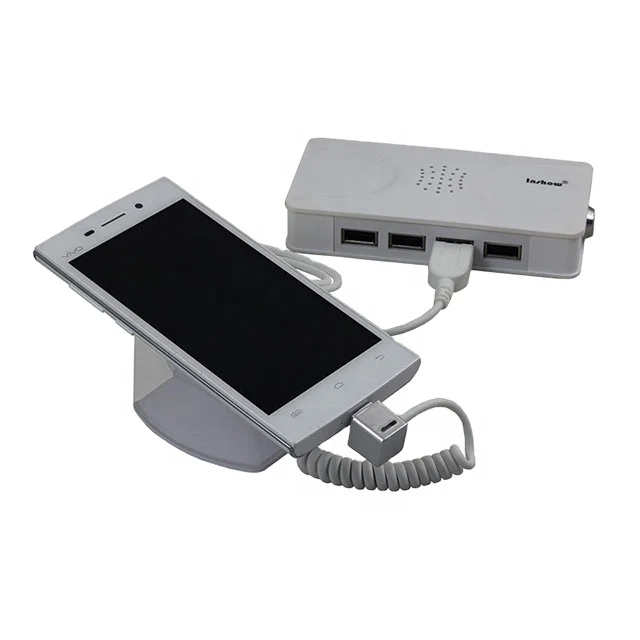 INSHOW Micro USB Smart Phone Security Alarm and Charge Spring Cable