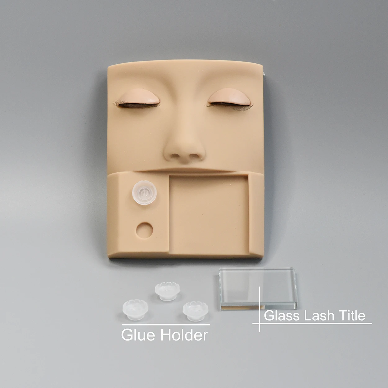 LashPlus new eyelash extension accessories Mega Volume Practice Kit eyelash extension mannequin head