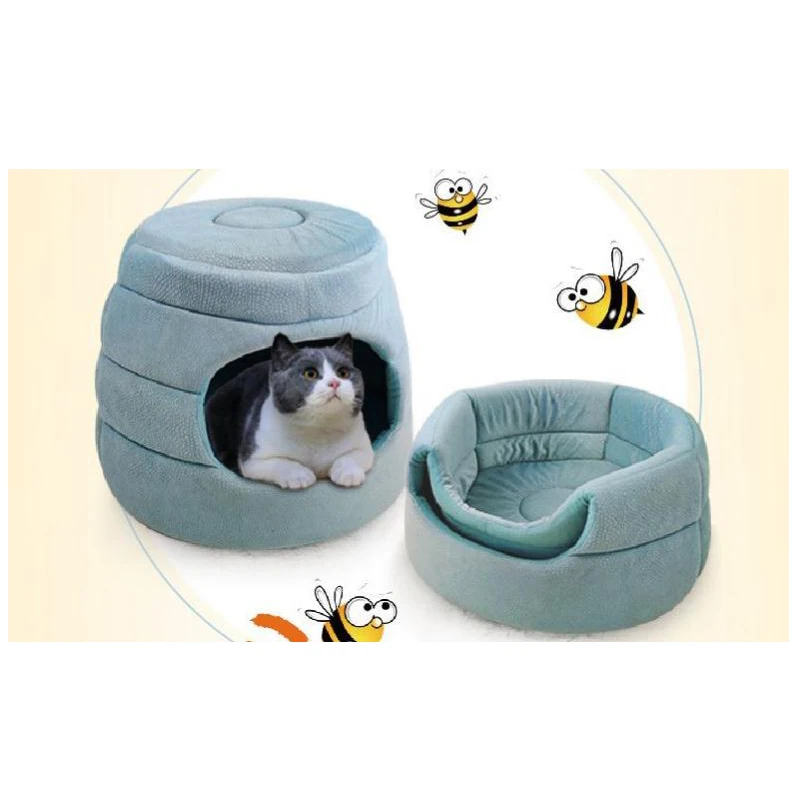 Wholesale pet house for winner and summer two use way foam bed for dog cat sleeping next custom order