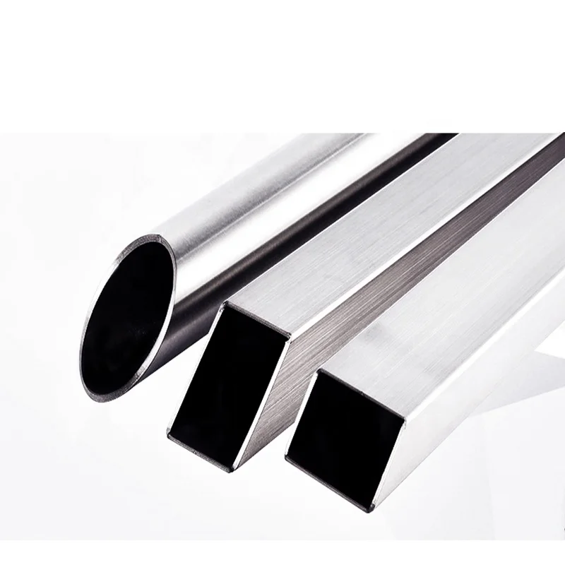 Factory Manufacture Aisi 201 202 304 316 430 Stainless Steel Square Pipe 12mm 500mm Hollow Stainless Steel Rectangular Pipe/Tube