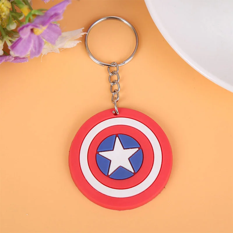 Custom design soft 2D rubber PVC key chain Hot sell Children cartoon plastic Manufacturers Wholesalers Logo