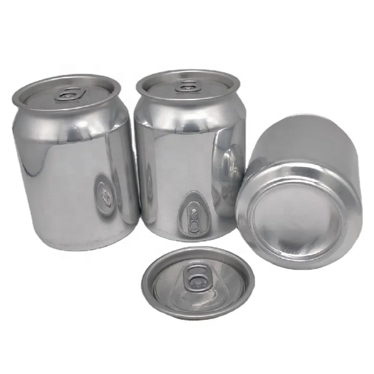 wholesale high quality 250ml 355ml 500ml food grade empty beer can aluminum cans beverage can blank with easy open lid