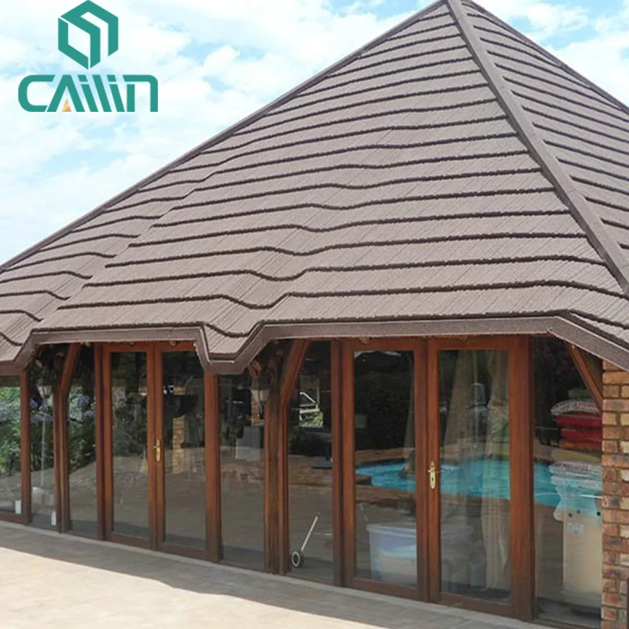 Cailin Ireland Stone Coated Roof Tiles Cottage Project High-Quality Roof Tiles with Roof Estimate Support