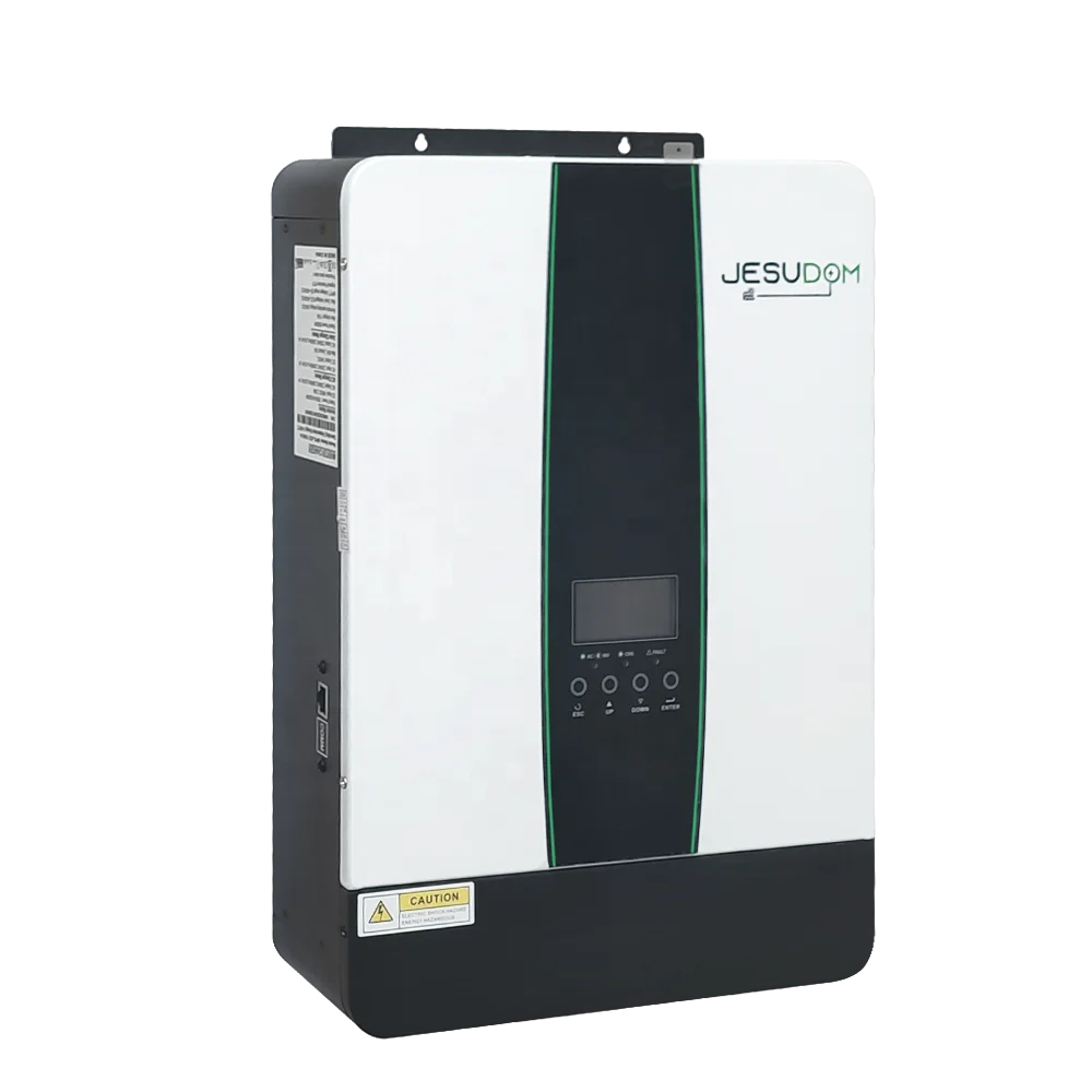 Jesudom 7000VA 6200W 48VDC 230VAC Pure Sine Wave Inverter MPPT Wide PV Input 55-450VDC Solar Hybrid Inverter