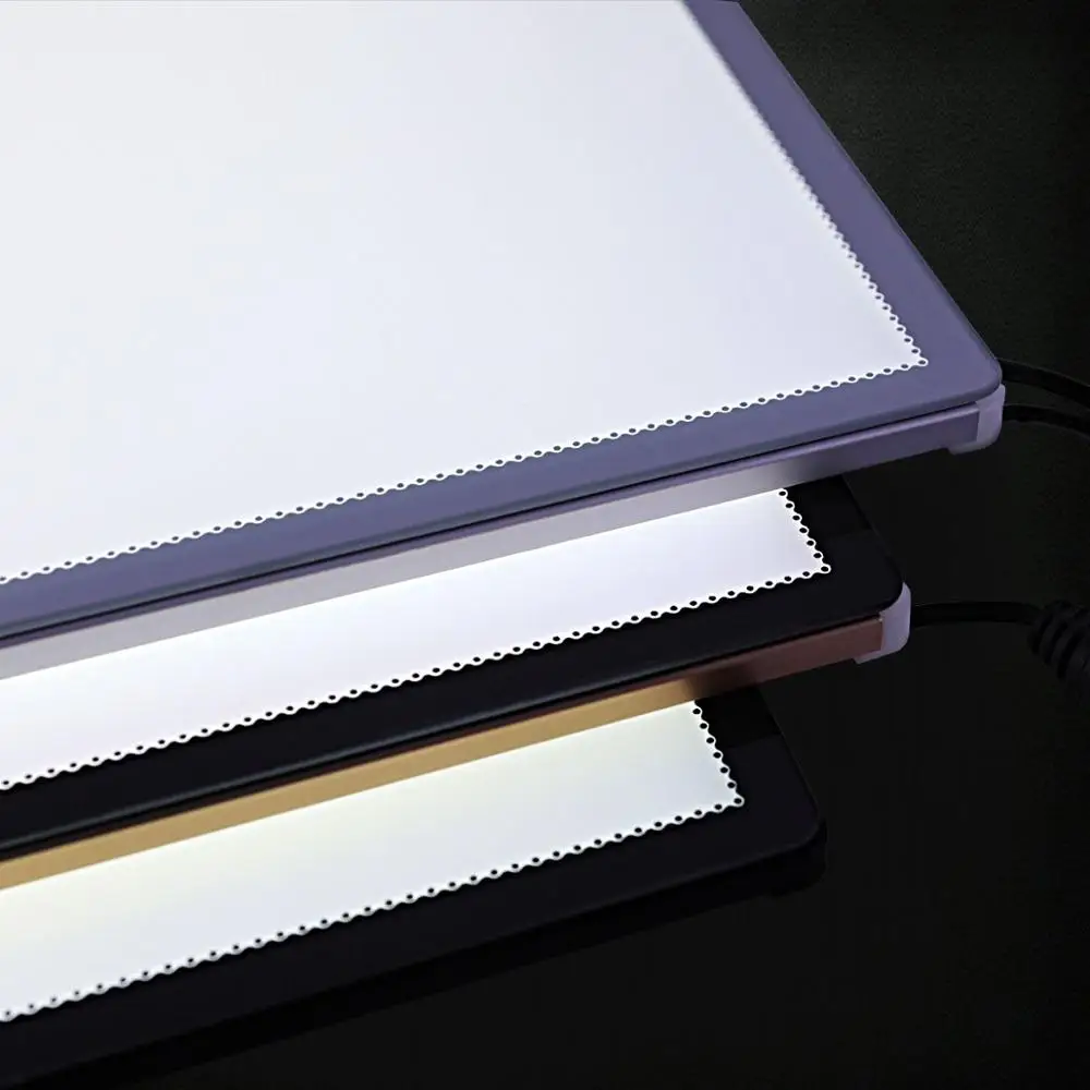 Top Quality New A3 LED Glass panel Alum lightbox 1cm Thin Scratch-proof Aluminum Advertising Picture Instertion Light Box