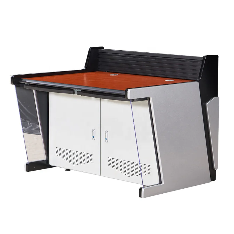 Modern Design Office Console Computer Desk Manufacturer Wholesale Sliding Console Security Command Center Conference Room Table