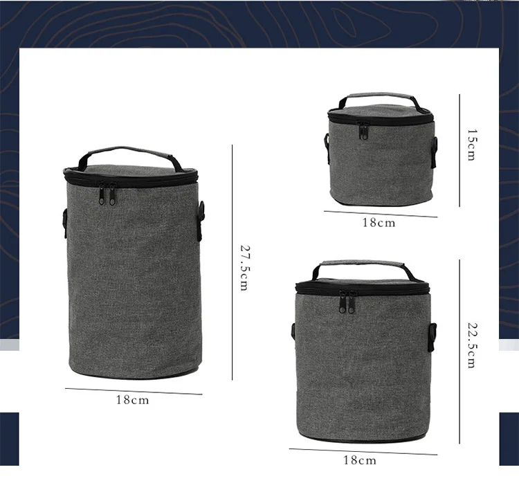 Custom reusable wine can thermal portable food carry on package school children kids lunch box insulated lunch bags for adults
