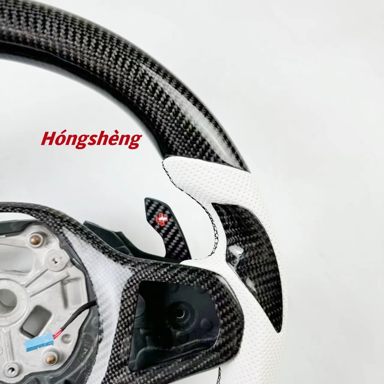 Для BMW X5 G42 G80 G82 M3 M4 M2 G22 G23 G26 G15 G16 G29 G05 G06G07 G20 g21карбоновое кожаное рулевое колесо спортивный стиль